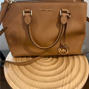 Michael Kors Brown Leather Satchel
